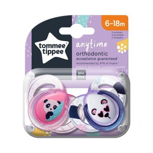 Any Time Baby Soothers 6-18m - 2 Piece