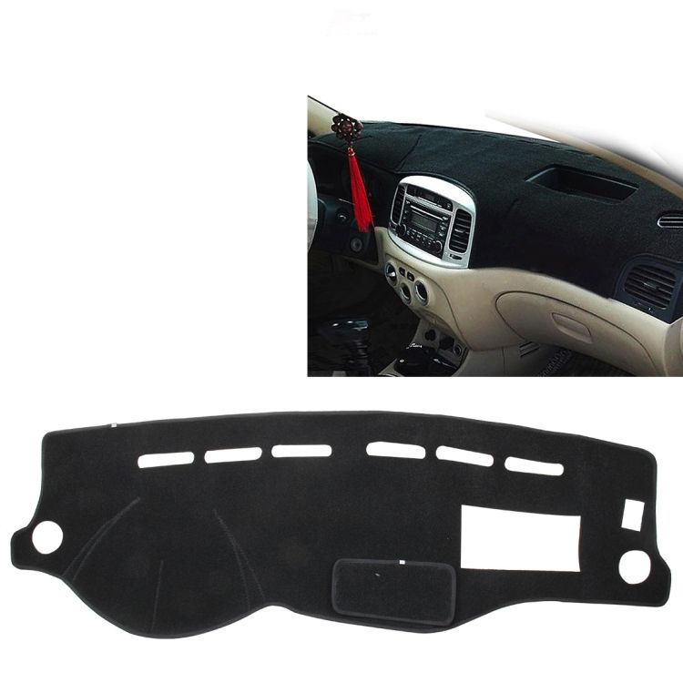 Car Dark Mat Instrument Panel Sunscreen For Modern Accent