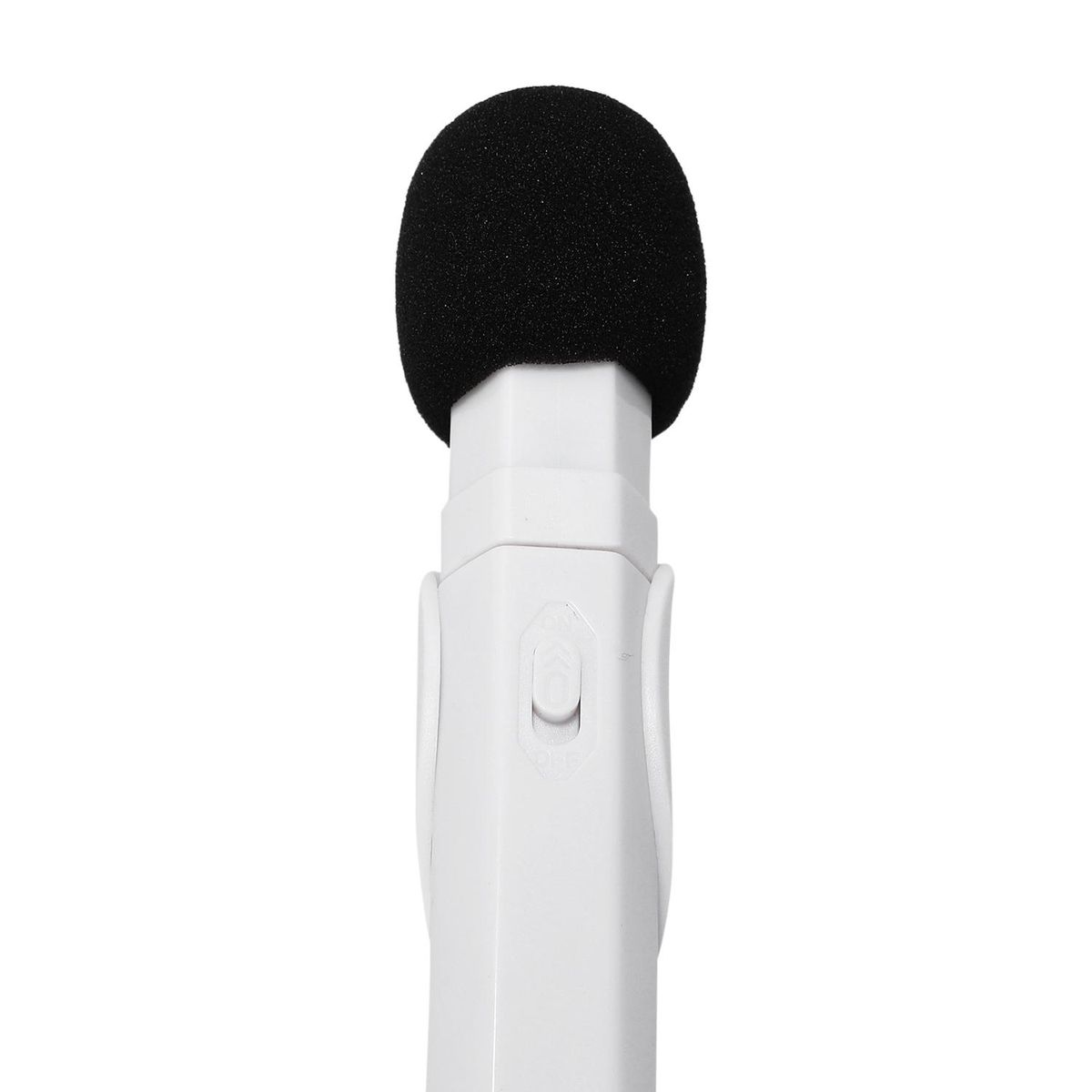 Popu·Pine Microphone Vocal Record Singing Studio Pc For Computer Vol Adjust Switch Rotatable Flexible Professional Mic(White 3.5Mm)