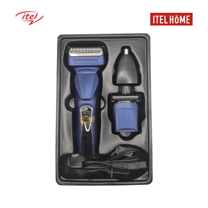 Rechargeable Shaver 3-in-1 (Clipper, Nose Trimmer & Shaver)