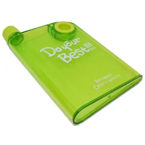 Notebook Water Bottle - 380ml - Green