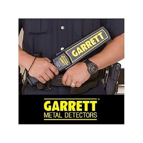 Hand Held Metal Detector. With Alarm And Vibration Upon Detection. Secure Life And Properties Today ! - Black