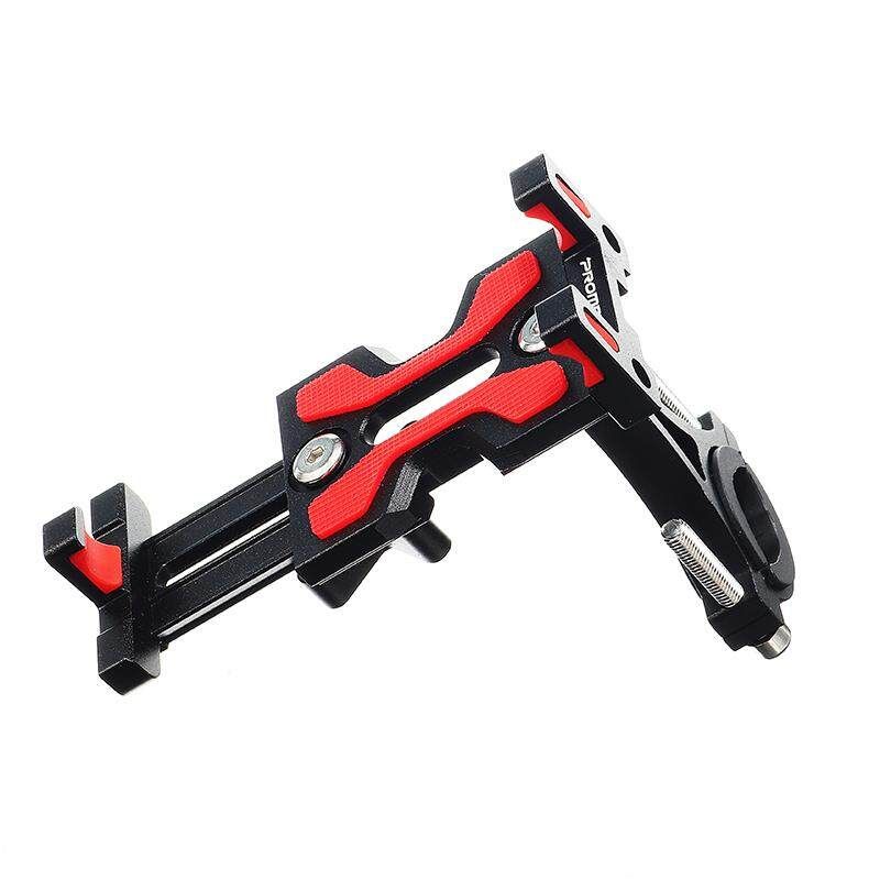 Bike Bicycle Motorcycle Mount Phone Holder Stand Aluminum Waterproof Adjustable SJJ-291D Black