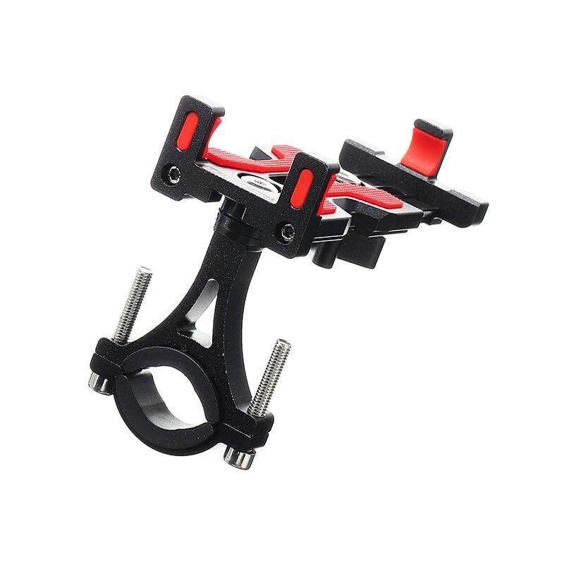 Bike Bicycle Motorcycle Mount Phone Holder Stand Aluminum Waterproof Adjustable SJJ-291D Black