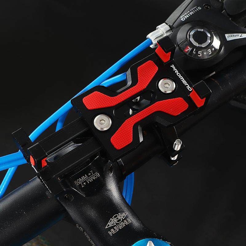 Bike Bicycle Motorcycle Mount Phone Holder Stand Aluminum Waterproof Adjustable SJJ-291D Black