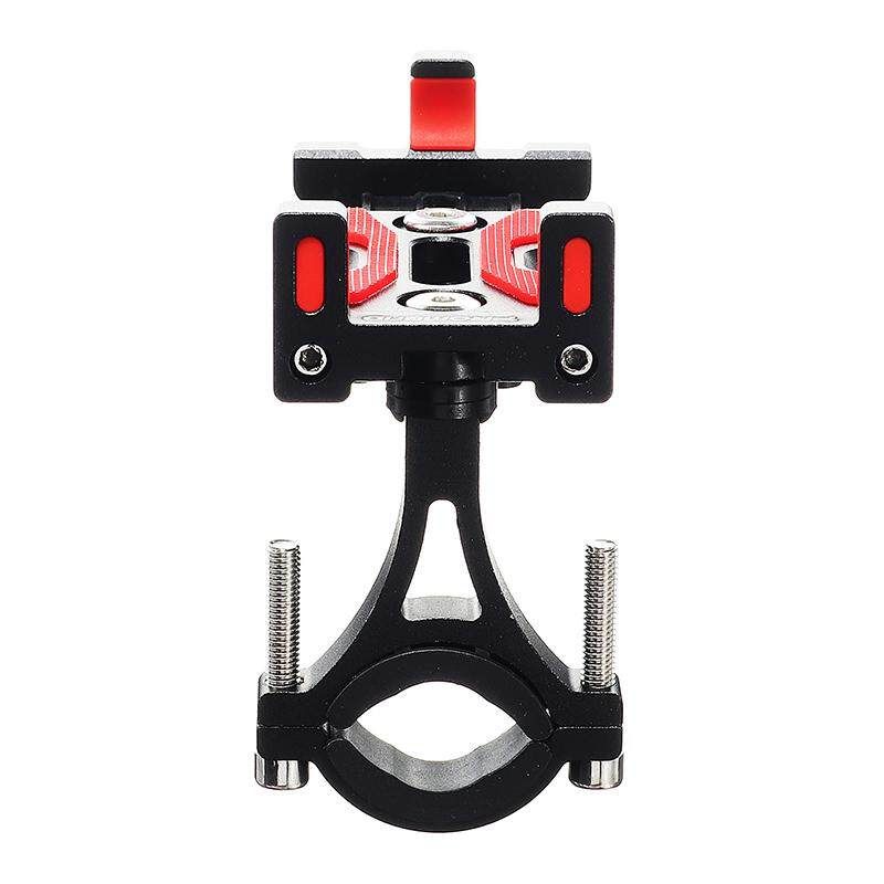 Bike Bicycle Motorcycle Mount Phone Holder Stand Aluminum Waterproof Adjustable SJJ-291D Black