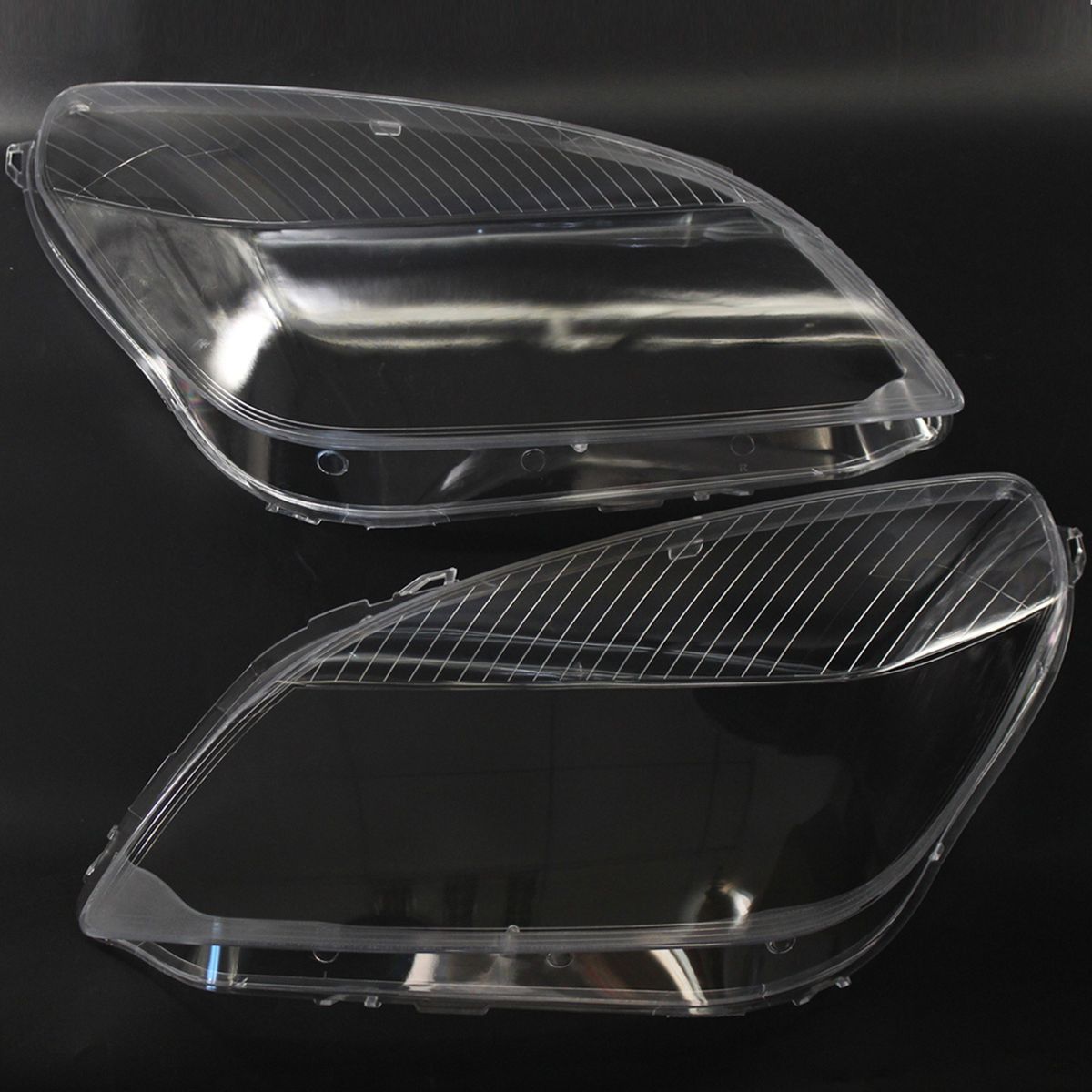 1 Pair Left Right Headlight Headlamp Lens Cover Replacement