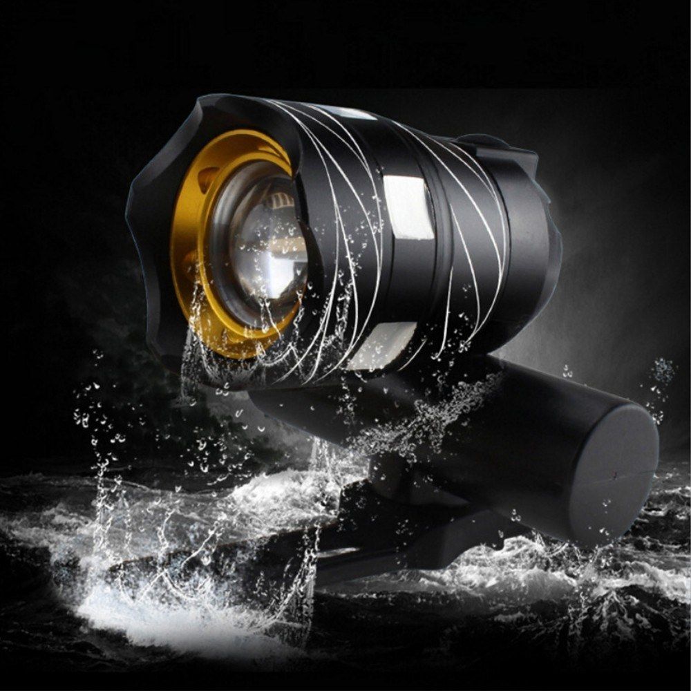 Zoomable Bike Front Light USB Rechargeable Bike Lamp LED