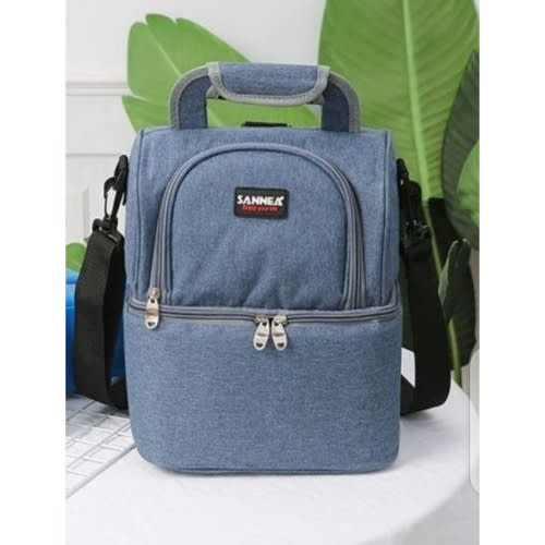 Sannea Dual Insulated Lunch Bag - Blue