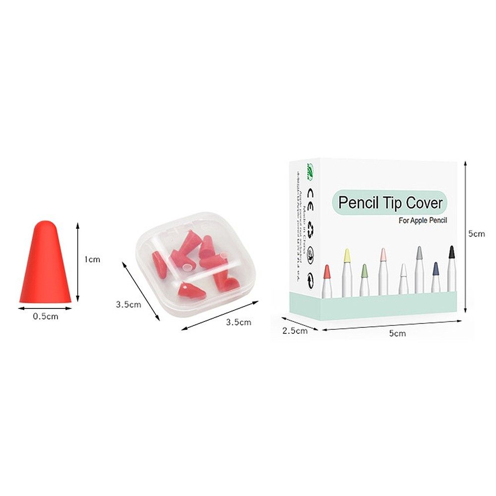 8PCS Silicone Replacement Tip Case Nib Protective Cover Skin