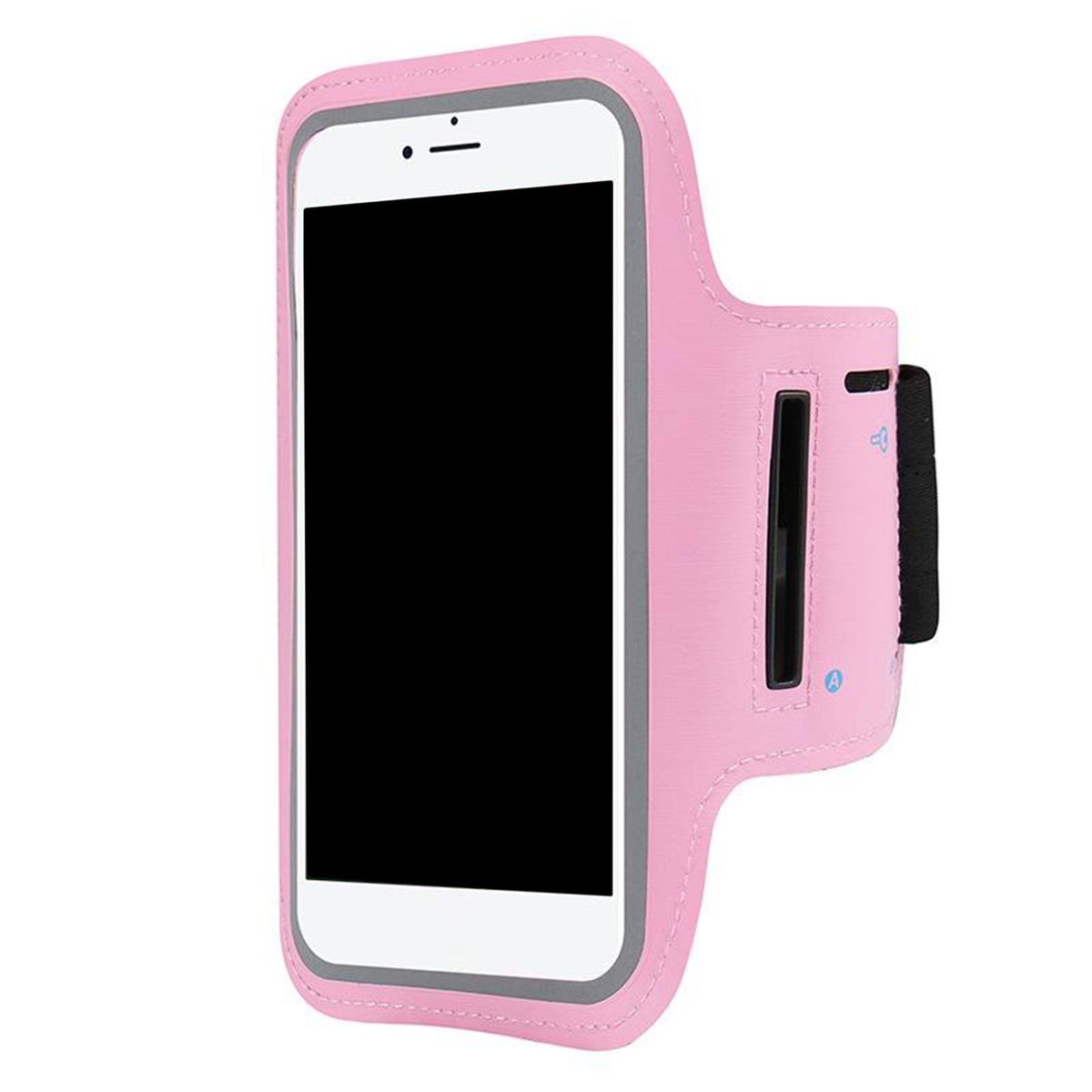 Phone Wrist Armband Outdoor Exercise Holder Waistband Cycling Pink