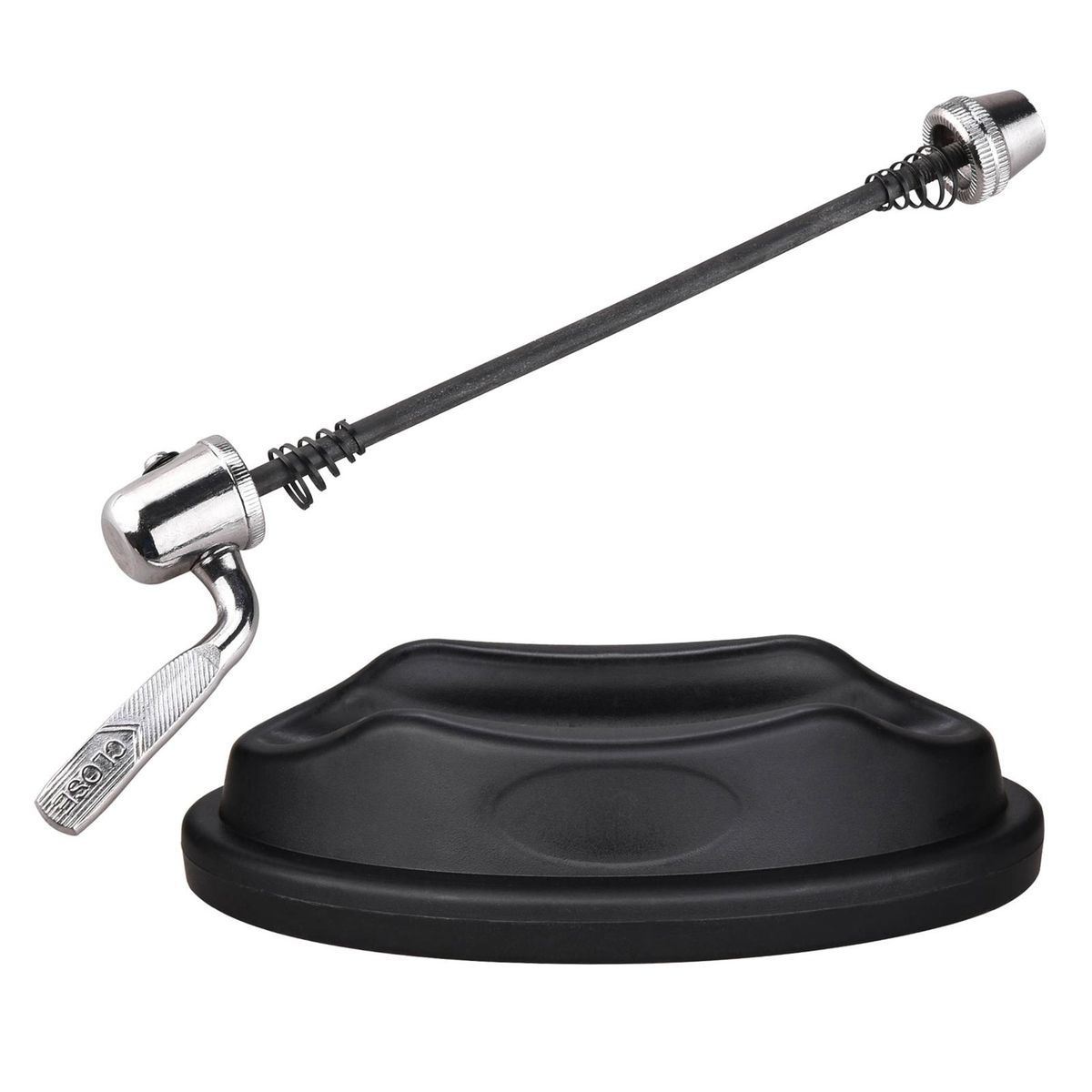 Bike Front Wheel Riser Block Quick Release Rear Wheel Skewer Chain Brush for Indoor Bike Trainer