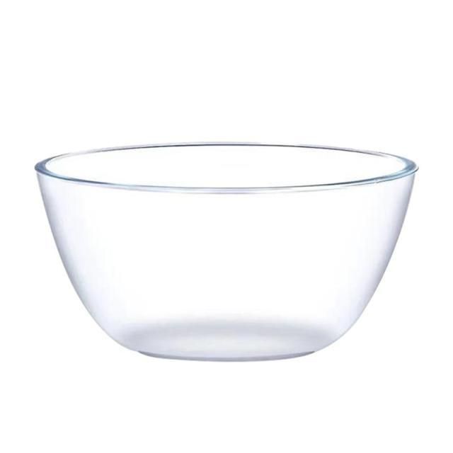 5L Large Transparent Glass Bowl Egg Beating Glass Bowl Salad Fruit Noodles Soup Container Household Thicken Mixing Bowls