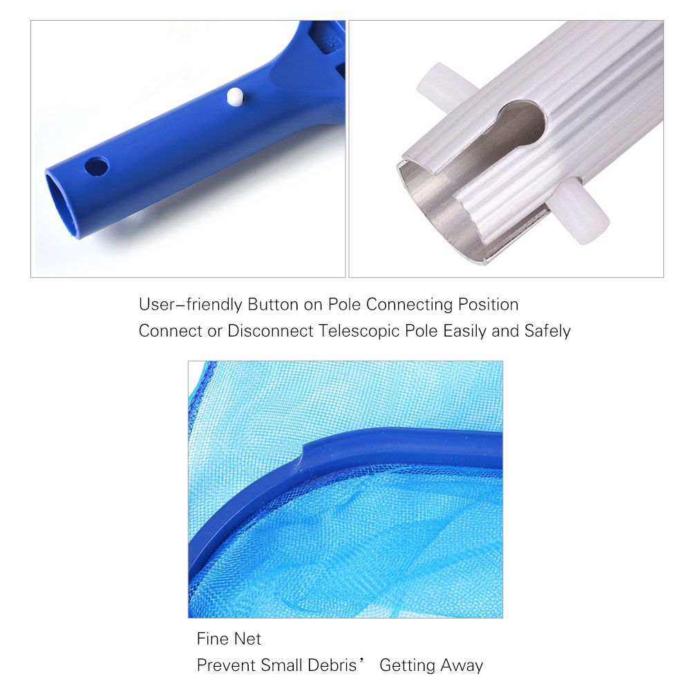 Swimming Pool Skimmer Net Set Includes 1 PCS Deep Leaf