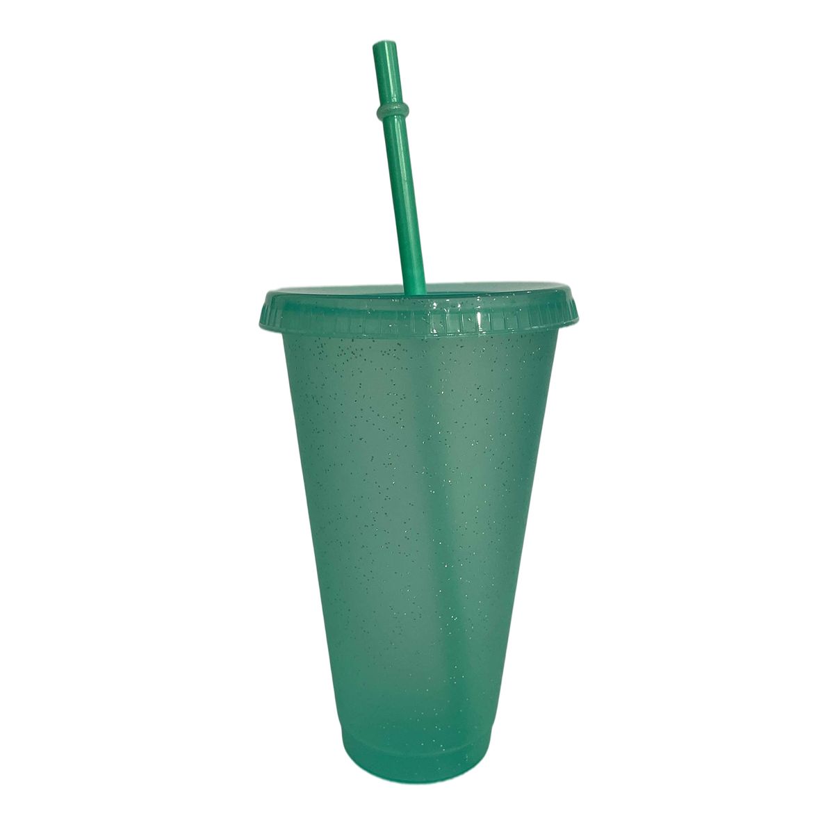 400/500ml Straw Drinking Cup Large-capacity Wide-Light Green