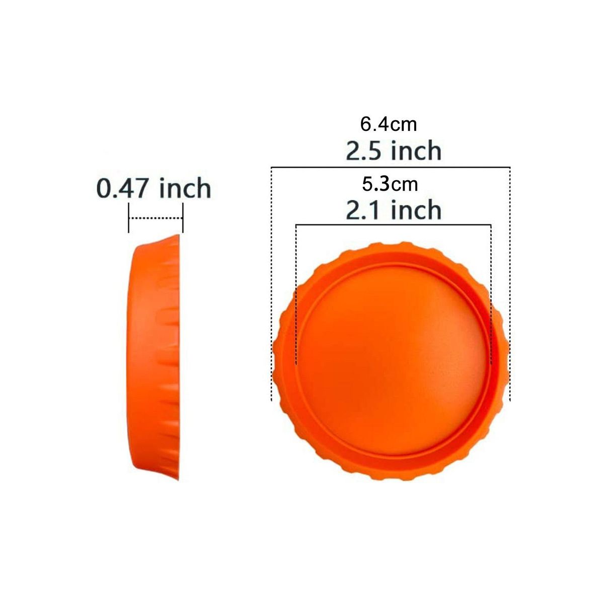 6Pcs Soda Can Lid Silicone Soda Beverage Can Topper