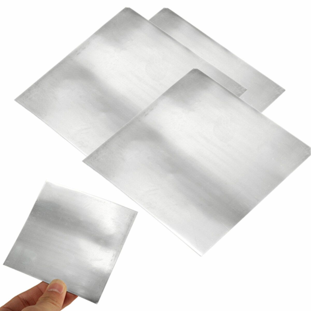 1x High Purity Pure Zinc Zn Sheet Plate Metal Foil 100mmx100mmx0.5mm For Science