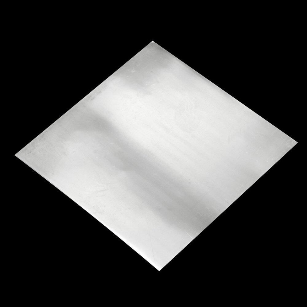 1x High Purity Pure Zinc Zn Sheet Plate Metal Foil 100mmx100mmx0.5mm For Science