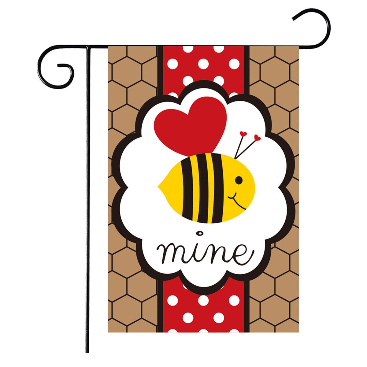 Garden Banner Well-matched Lovely Polyester Yard Poster-