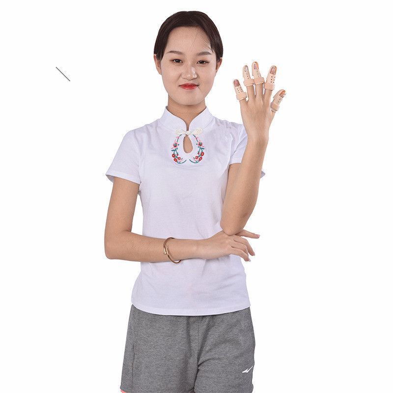1Pc Finger Splint  Protector Adjustable Broken Finger Joint Stabilizer Arthritis  Joint Finger Straightener -1