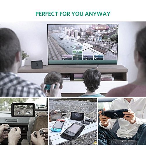Carrying Case For Nintendo Switch, W/ Carved Protective Foam Lining Shockproof Travel Case Bag For Nintendo Switch Console, Dock, AC Wall Charger, Grip And Joy-con, 20 Game Cards, Cables-Large Size By HonTai