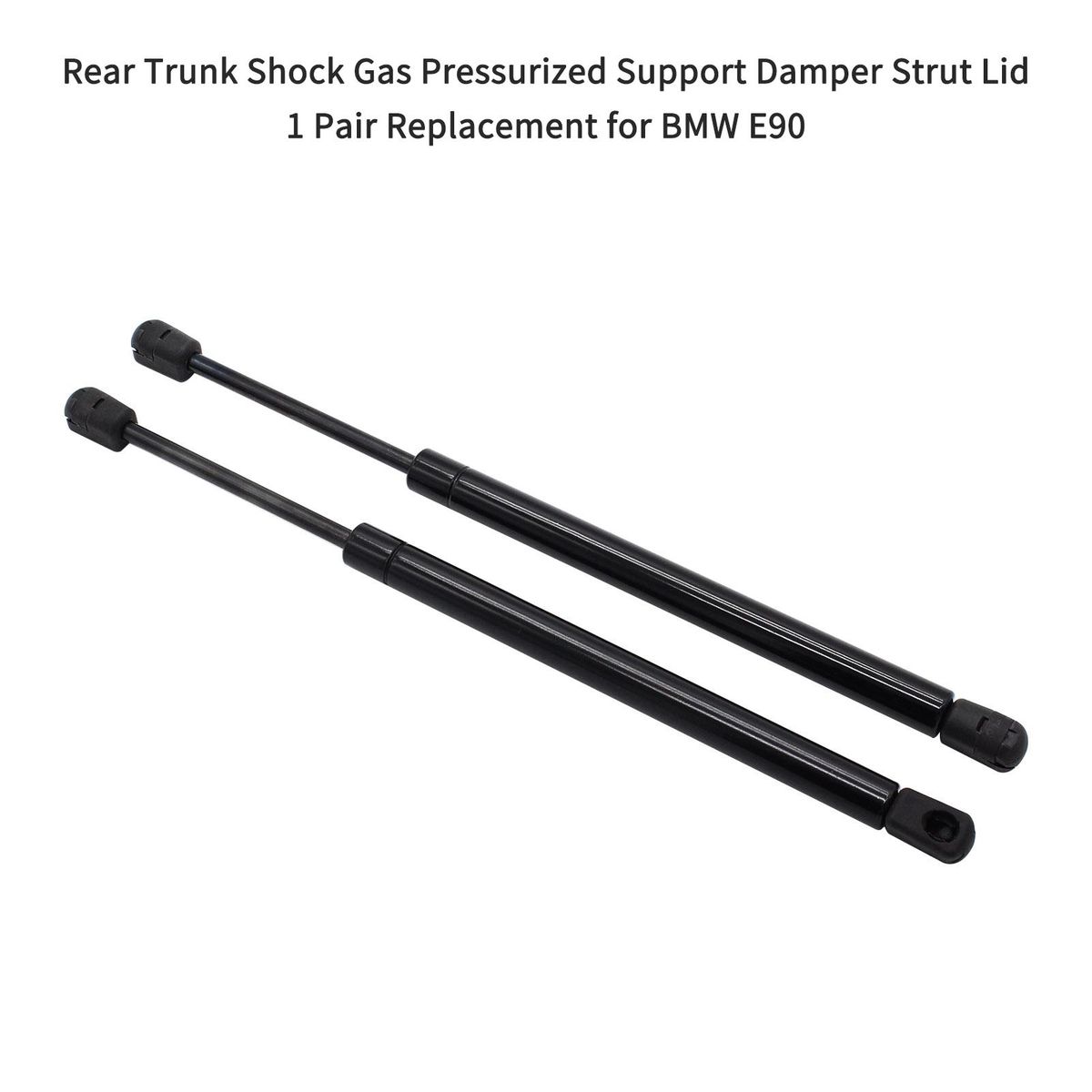 Rear Trunk Shock Gas Pressurized Support Damper Strut Lid 1 Pair Replacement for BMW E90