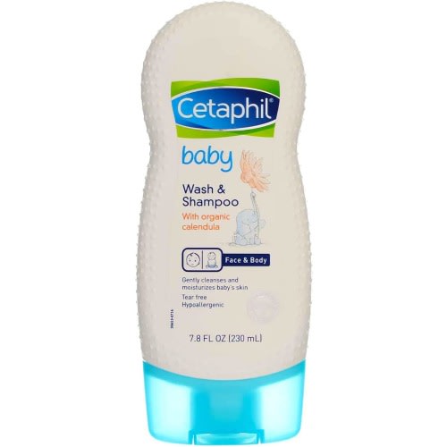 Baby Wash And Shampoo With Organic Calendula - 7.8 Fl Oz - 230ml