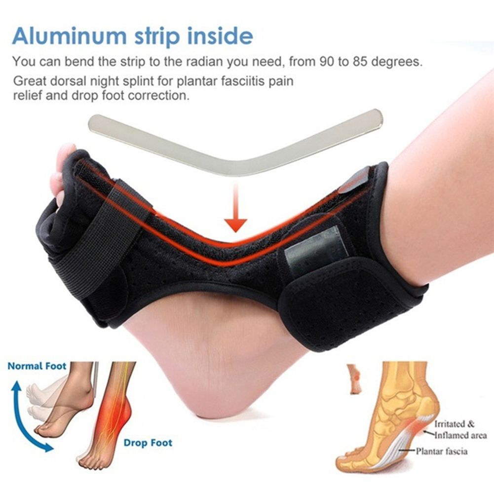 Adjustable Plantar Fasciitis Night Foot Splint Drop Brace