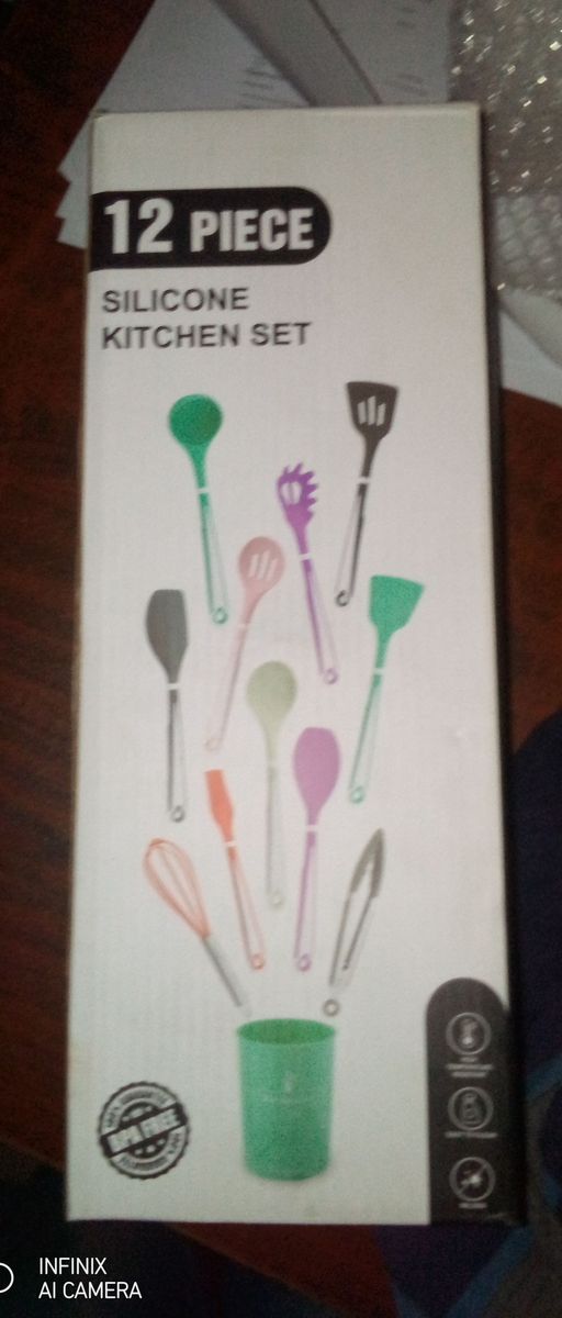 10 SET SELLICON KITCHEN UTENSILS
