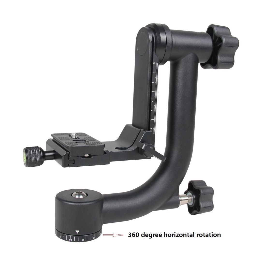 YELANGU Horizontal 360 Degree Gimbal Tripod Head