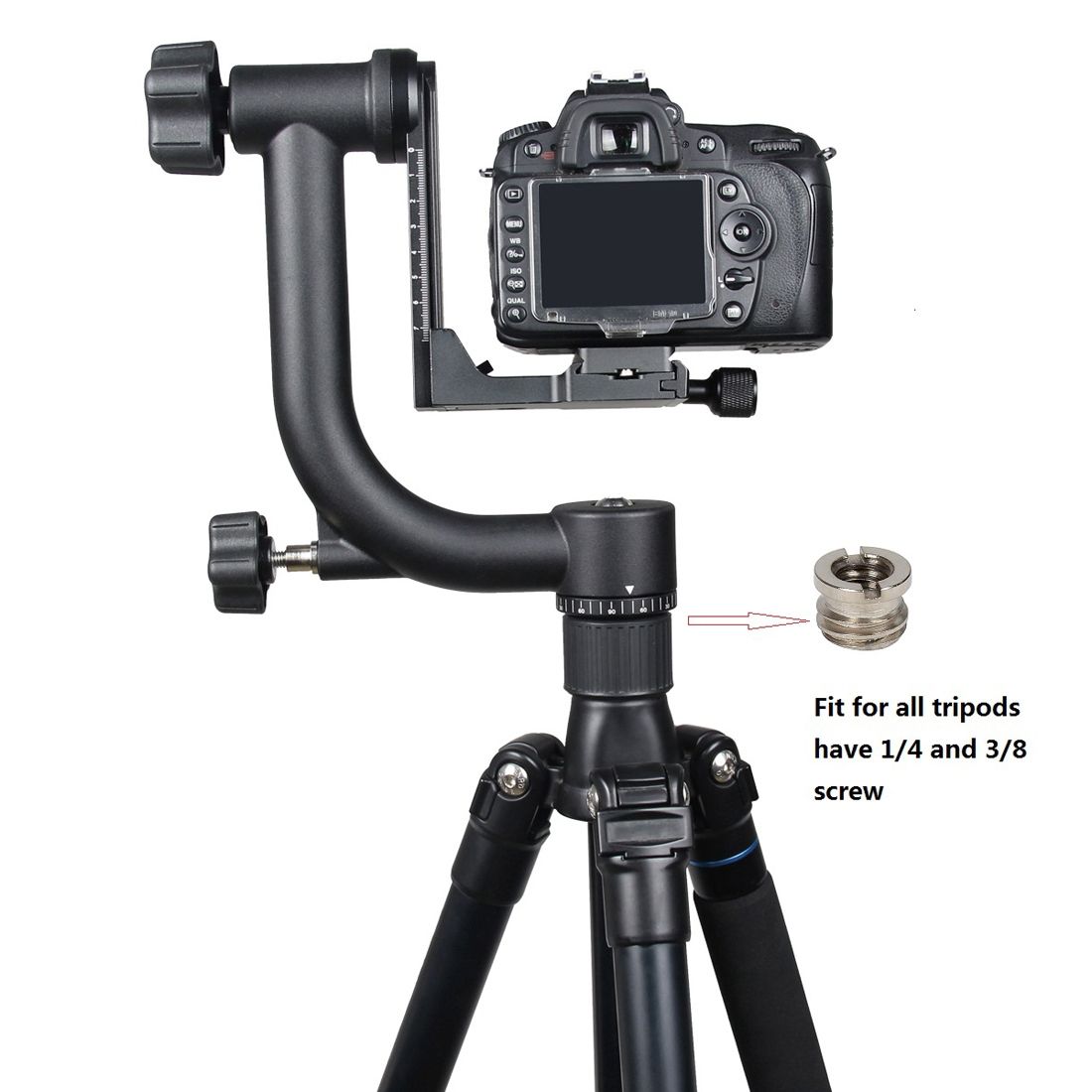 YELANGU Horizontal 360 Degree Gimbal Tripod Head