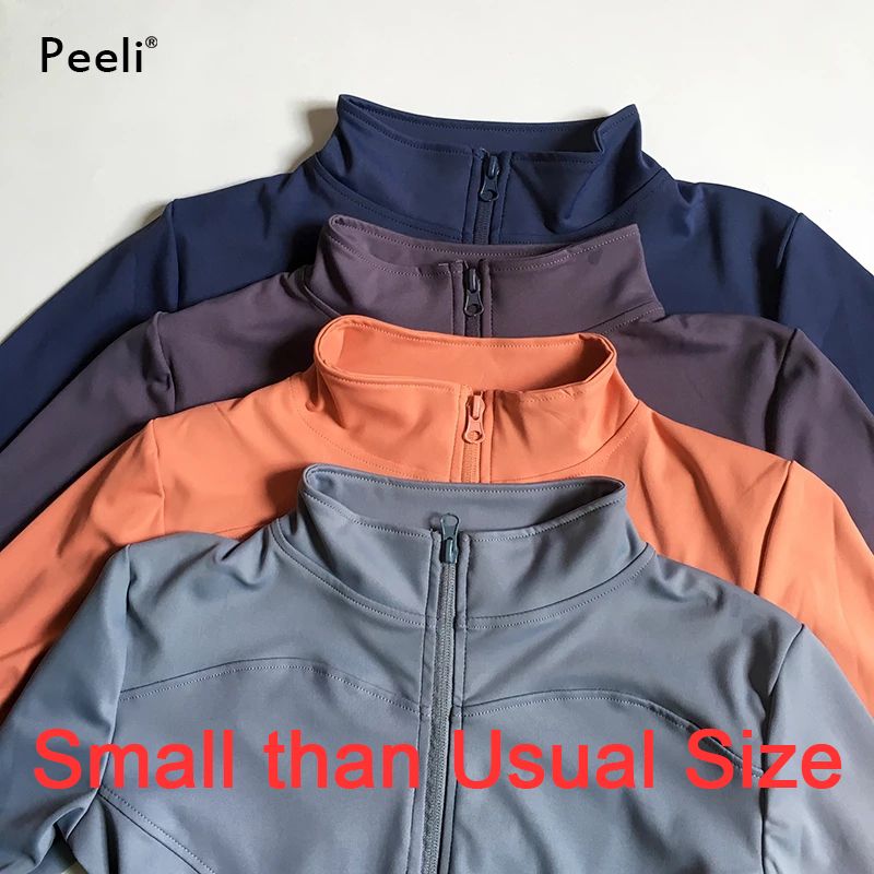 Long Sleeve Sports Jacket Women Zip Fitness Yoga Shirt Winter Warm Gym Activewear Running Coats Workout Clothes Woman(#bean Paste)