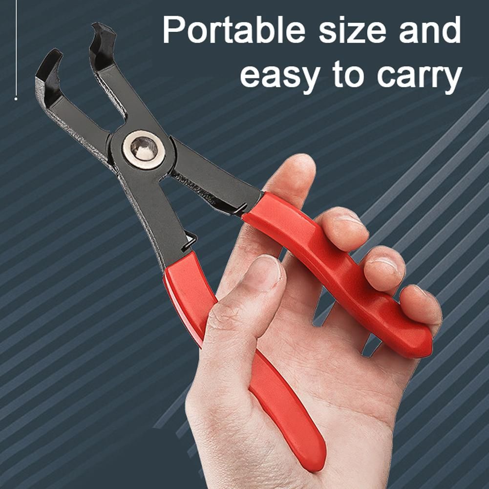 0-33mm Handheld Portable Multifunctional Automotive Tube Bundle Circlip Removal Pliers 30° Angled Auto Interior Door Clip Quick Disassembly Tool