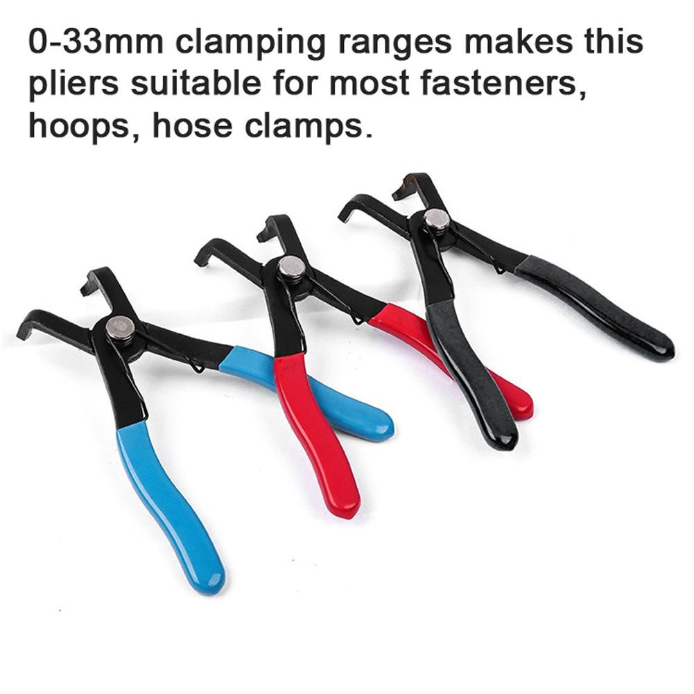 0-33mm Handheld Portable Multifunctional Automotive Tube Bundle Circlip Removal Pliers 30° Angled Auto Interior Door Clip Quick Disassembly Tool