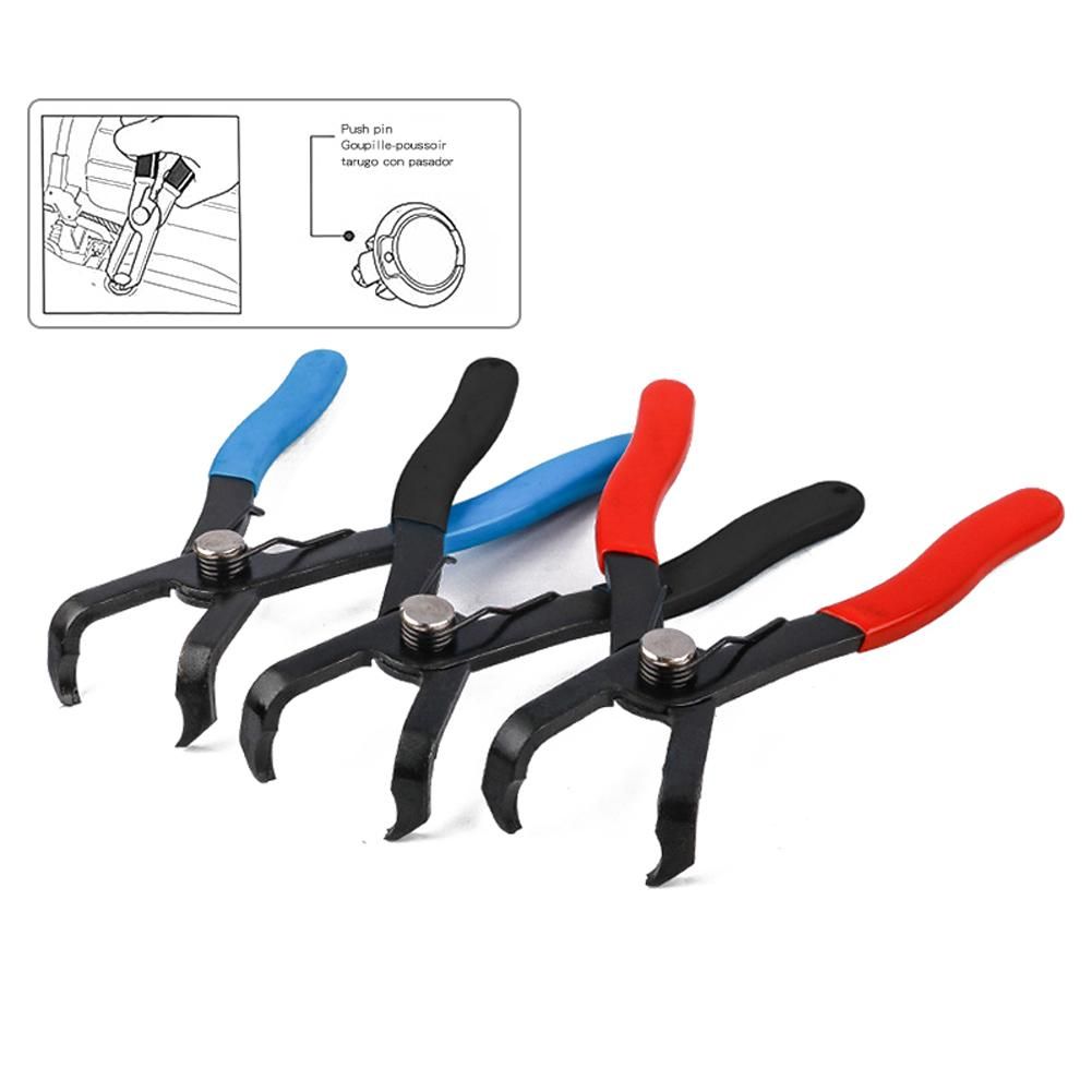 0-33mm Handheld Portable Multifunctional Automotive Tube Bundle Circlip Removal Pliers 30° Angled Auto Interior Door Clip Quick Disassembly Tool