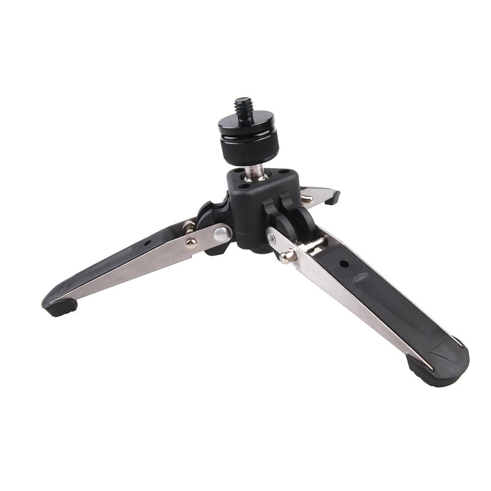 Universal Three-Foot Support Stand Monopod Base for Monopod Tripod Head DSLR Cameras 3/8" Screw
