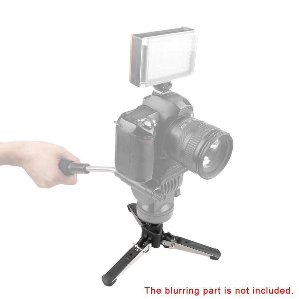 Universal Three-Foot Support Stand Monopod Base for Monopod Tripod Head DSLR Cameras 3/8" Screw