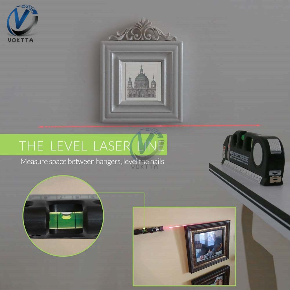 Rulers Measure Level Laser Multipurpose Lines Instrument