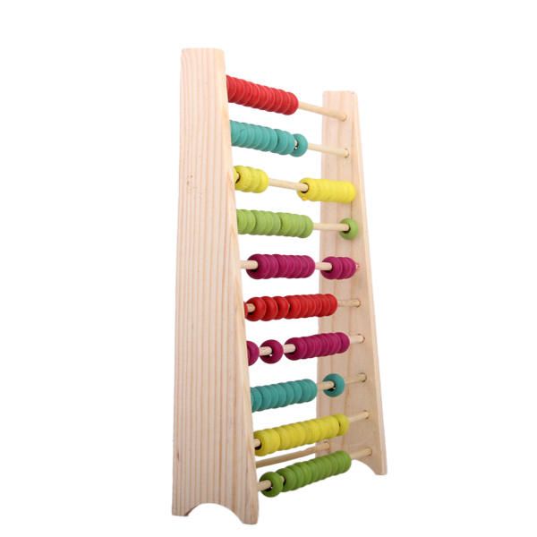 Educational Toy Wooden Abacus Calculator For Math
