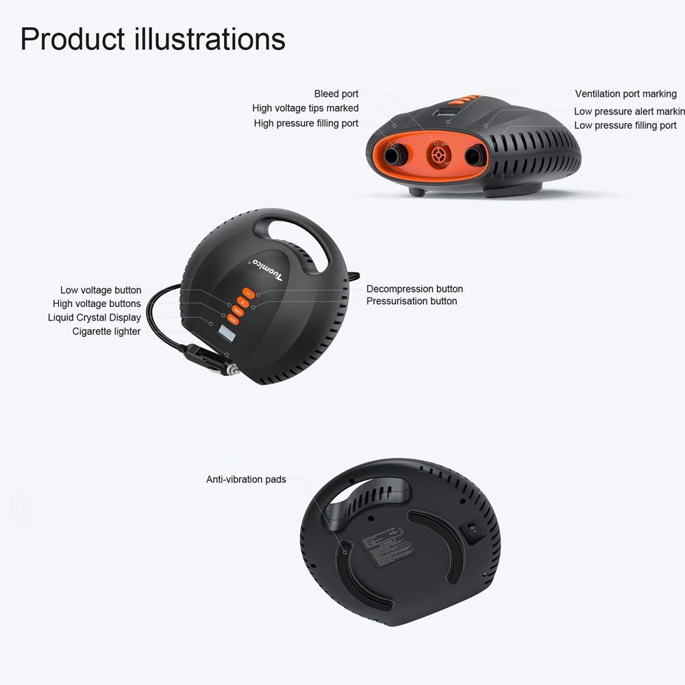 Multifunctional Portable Electric Inflator Outdoor High