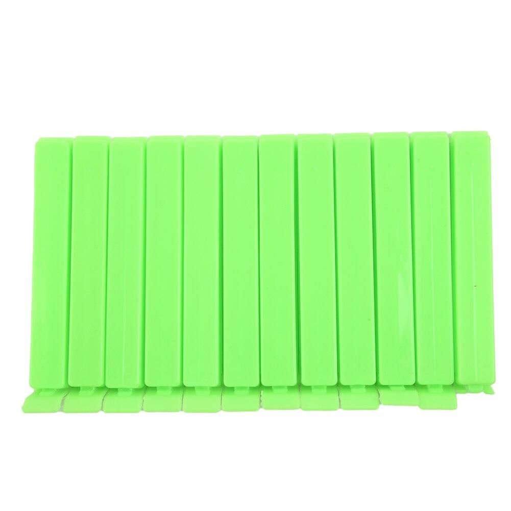 12 Pcs Seal Bag Sealing Clip Sealer Clamps Plastic 11cm Food Bag Snacks Storage Accessories For Home Organizer Kitchen Supplies