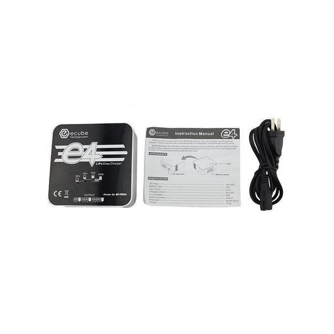 Ev-peak E4 AC 100V-240V 50W 2.0A LIPO 2-4S