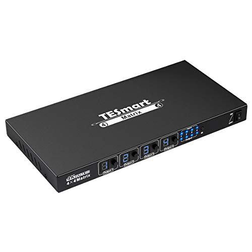 TESmart Ultra HD 4K HDMI 4X4 Matrix Switcher 4 Ports Inputs