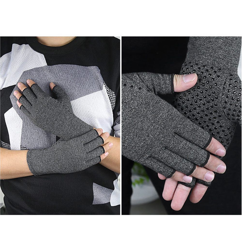 Anti-slip Fingerless Arthritis Gloves Carpal Tunnel Gloves