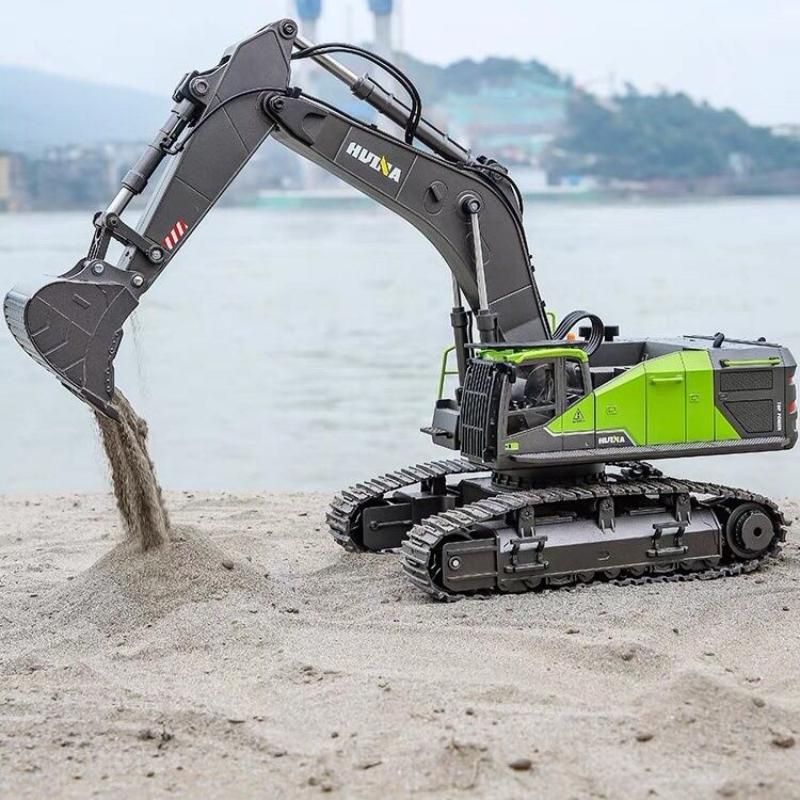 Alloy Crawler Excavator Toy Children's Engineering Coupler Machine Model Forklift Car Toy