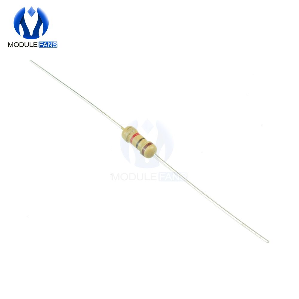 100PCS 1000 Ohms 1K Ohms 0.25W 1/4W 5% Carbon Film Resistors Resistance BRAND NEW
