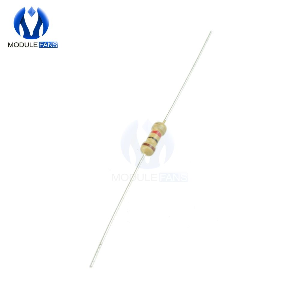 100PCS 1000 Ohms 1K Ohms 0.25W 1/4W 5% Carbon Film Resistors Resistance BRAND NEW