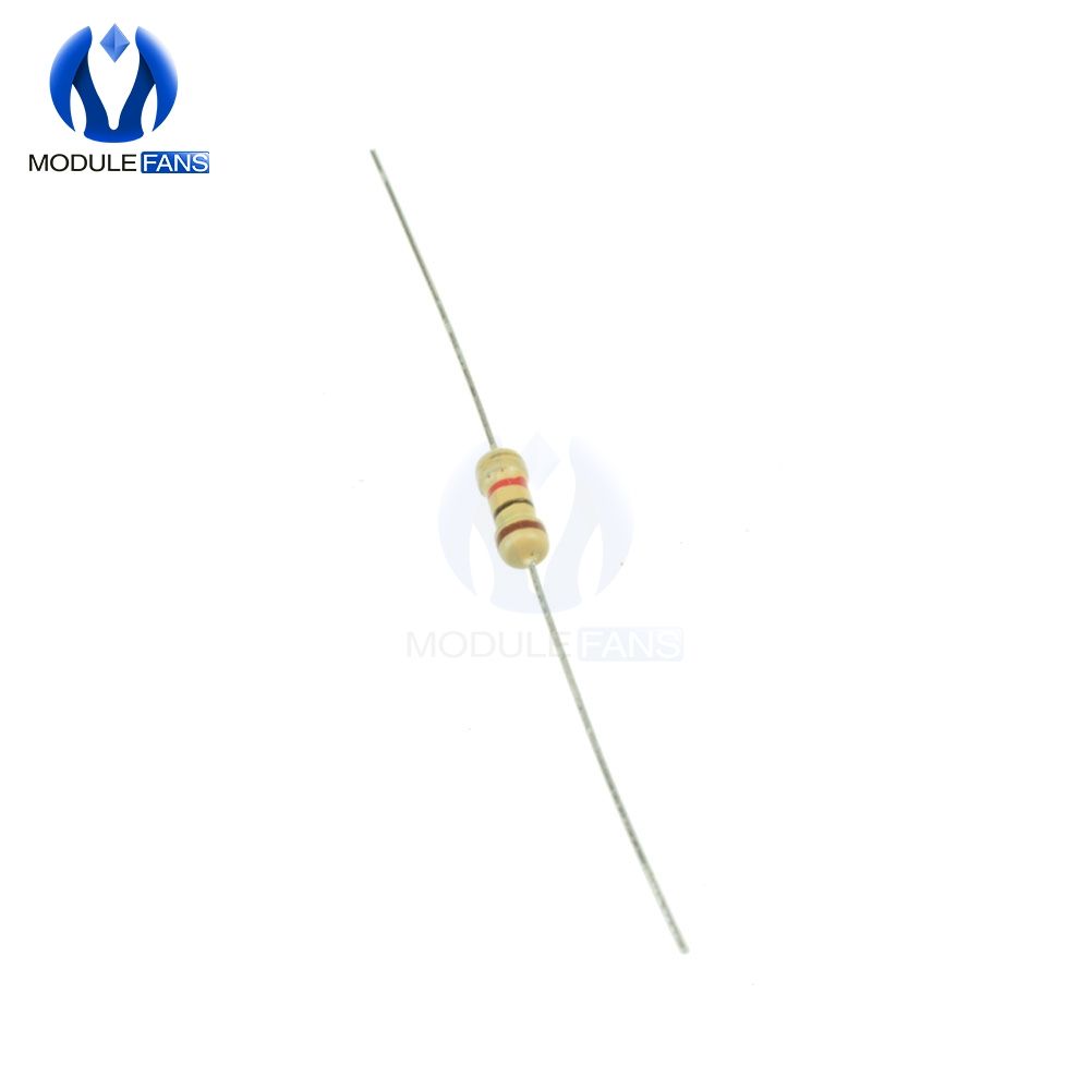 100PCS 1000 Ohms 1K Ohms 0.25W 1/4W 5% Carbon Film Resistors Resistance BRAND NEW