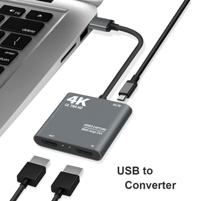 1080P 60fps Loop Out Broadcasting 4K HDMI-compatible USB3.0 Video Capture Card Conferencing Game Teaching Live Broadcast