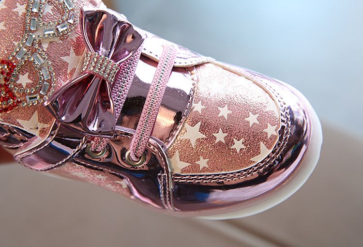 Kids Light Shoes Glowing Shoes LED Girls Baby Shoes-pink